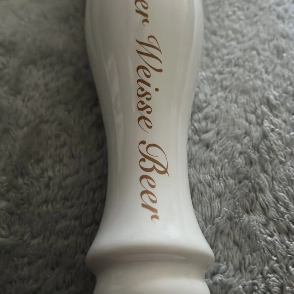NWOT Vintage rare BROOKLYNER WEISSE Beer ceramic tap handle pull 10” NEW
